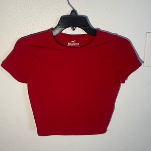 Holister Red Baby Tee | Size: S